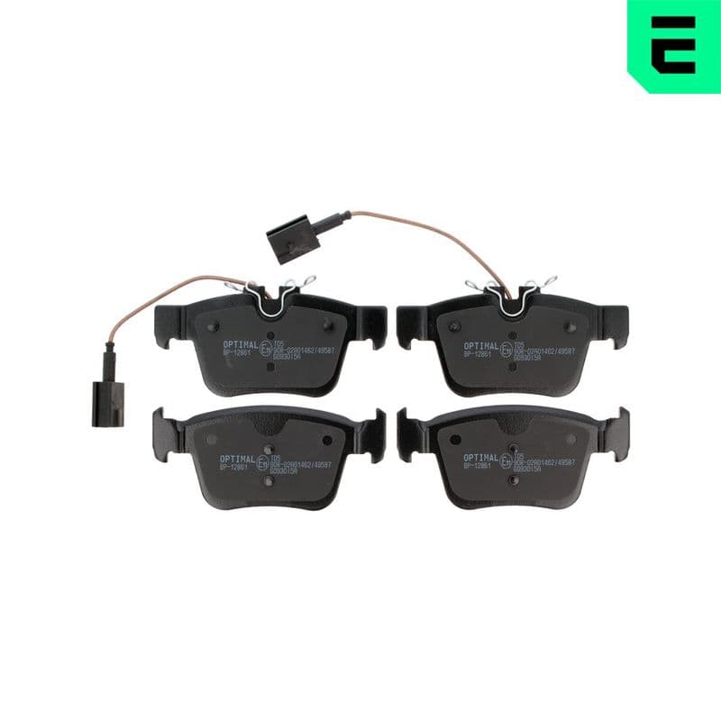 set placute frana,frana disc OPTIMAL BP-12861