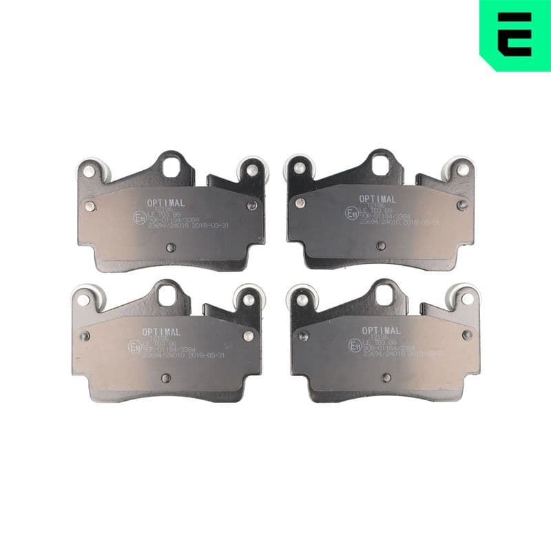set placute frana,frana disc OPTIMAL BP-12186