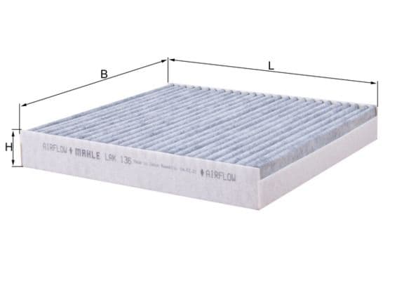 Filtru, aer habitaclu MAHLE LAK 136