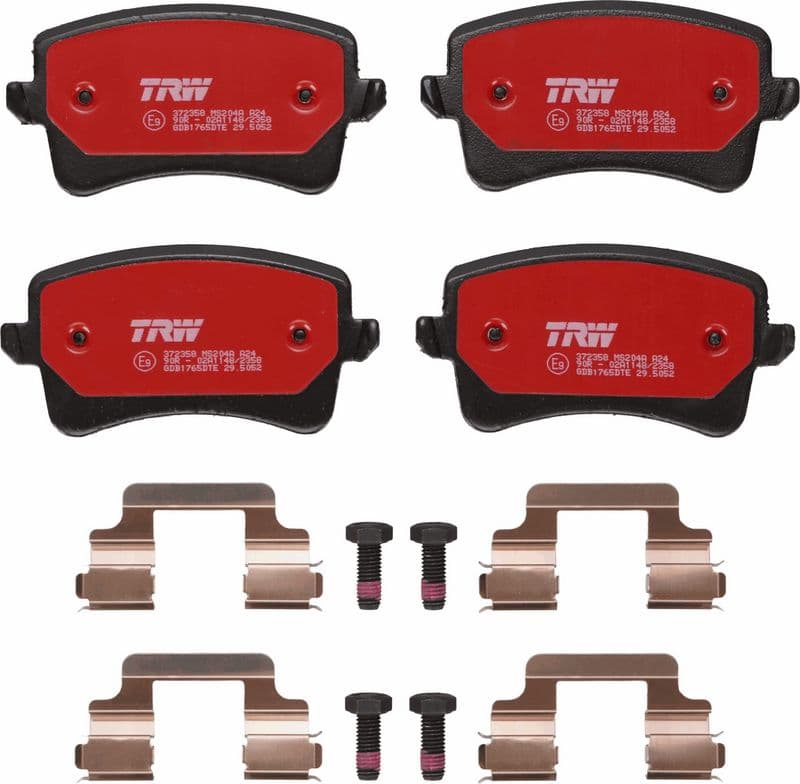 set placute frana,frana disc TRW DTEC COTEC GDB1765DTE
