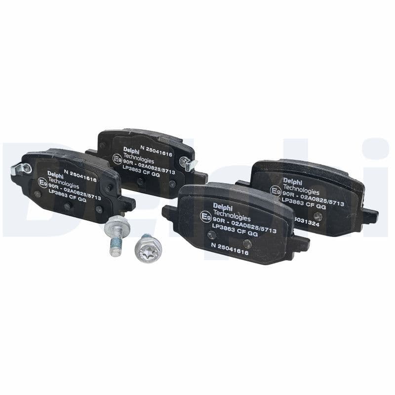 set placute frana,frana disc DELPHI LP3863