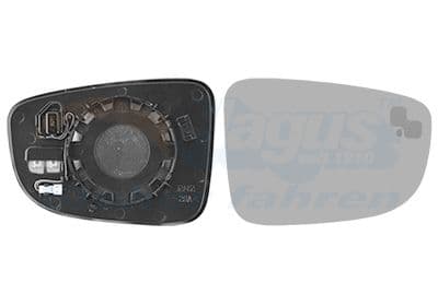 Sticla oglinda, oglinda retrovizoare exterioara VAN WEZEL * HAGUS * 2745836
