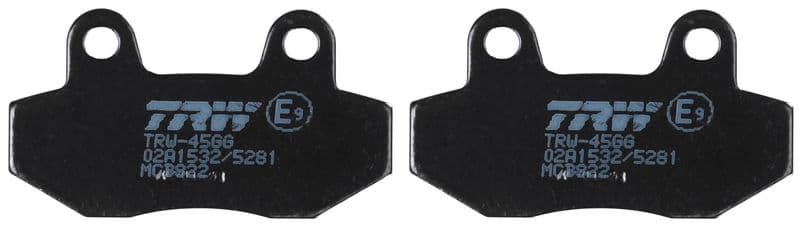 set placute frana,frana disc TRW Organic Allround MCB822
