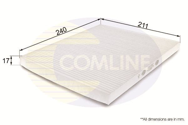 Filtru, aer habitaclu COMLINE EKF292
