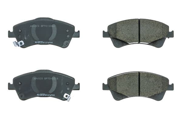 set placute frana,frana disc AISIN BPTO-1018