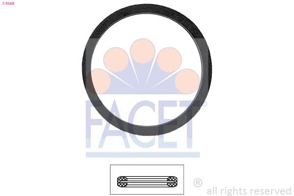 Garnitura termostat FACET Made in Italy - OE Equivalent 7.9568