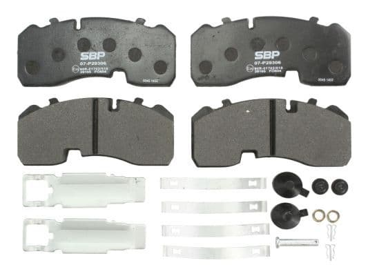 set placute frana,frana disc SBP 07-P29306