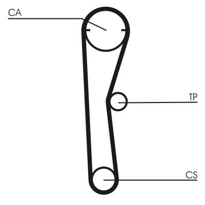 Curea de distributie CONTINENTAL CTAM CT669
