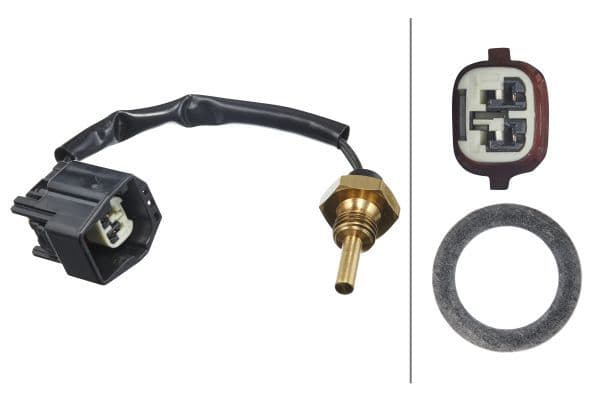 senzor,temperatura lichid de racire HELLA 6PT 009 309-461