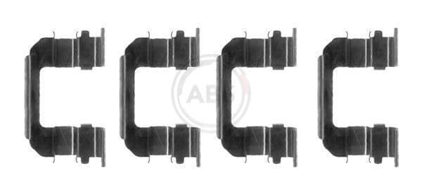 Set accesorii, placute frana ABS 1287Q