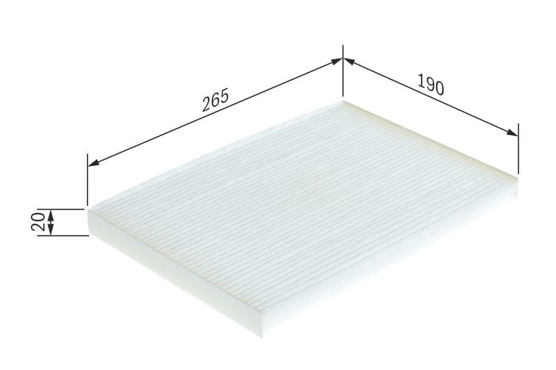 Filtru, aer habitaclu BOSCH 1 987 432 238