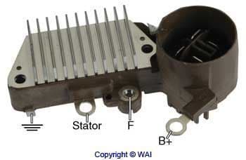 Regulator, alternator WAI Transpo IN431