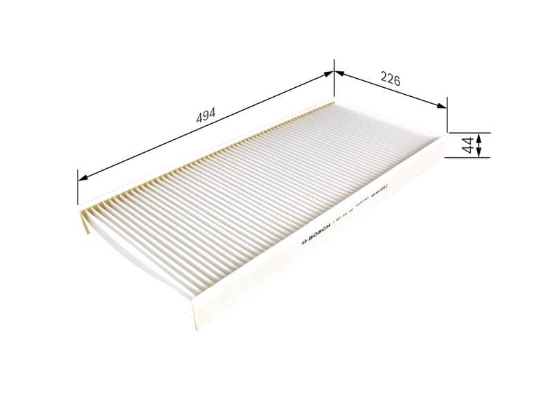 Filtru, aer habitaclu BOSCH 1 987 431 181