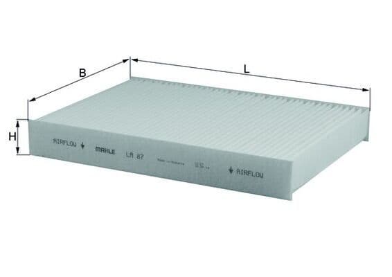Filtru, aer habitaclu KNECHT LA 87