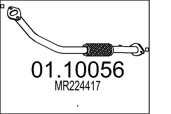 Racord evacuare MTS 01.10056