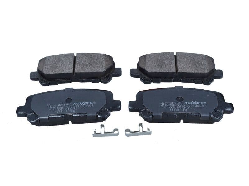 set placute frana,frana disc MAXGEAR 19-3949