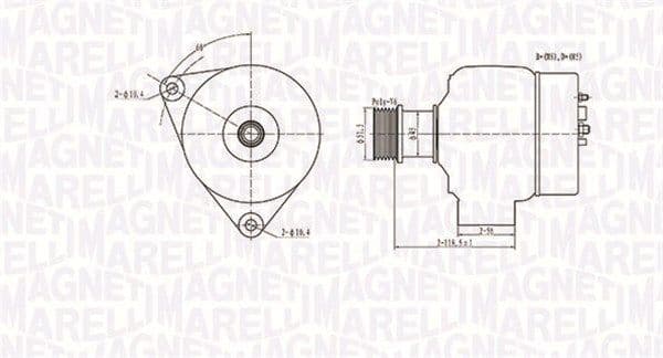 Generator / Alternator MAGNETI MARELLI 063731138010