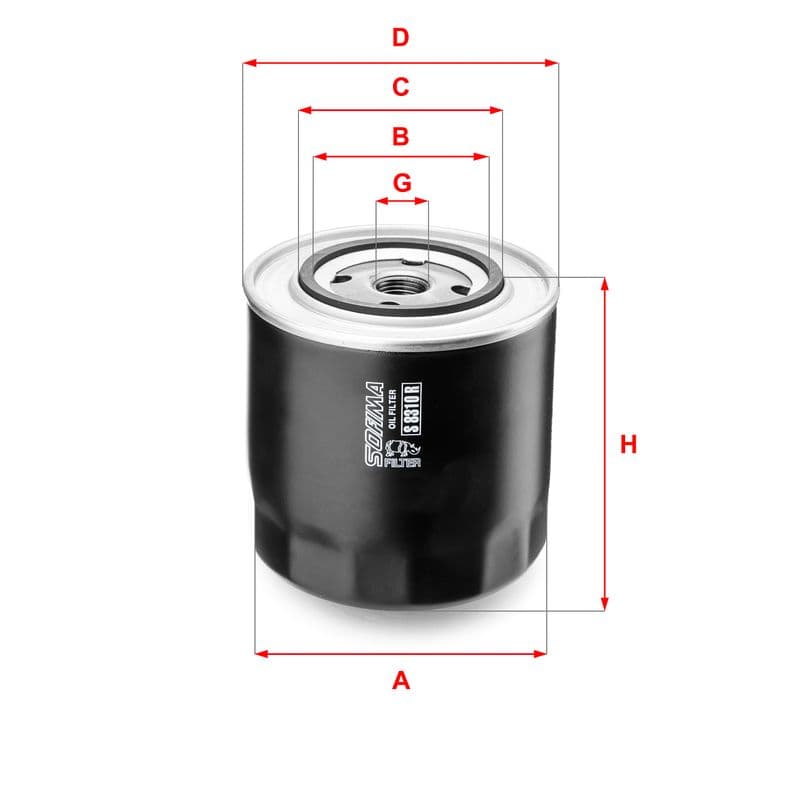 Filtru ulei SOFIMA S 8310 R