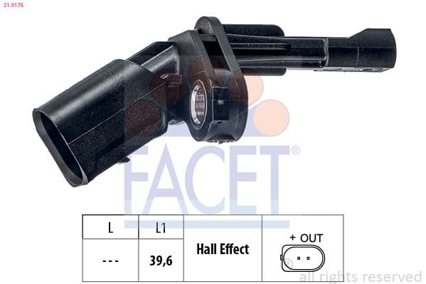 senzor,turatie roata FACET Made in Italy - OE Equivalent 21.0175