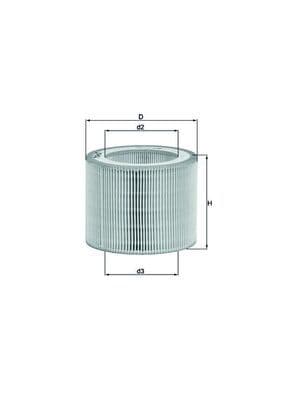 Filtru aer MAHLE LX 3009