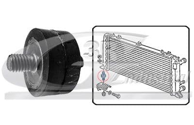 Suport radiator 3RG 80783