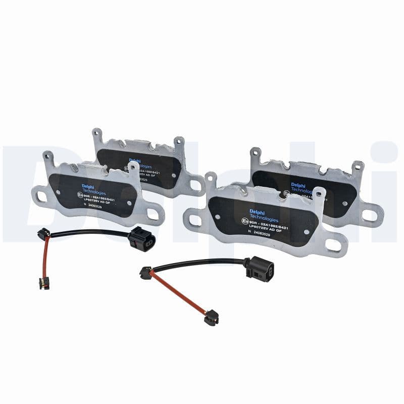 set placute frana,frana disc DELPHI LP5072EV
