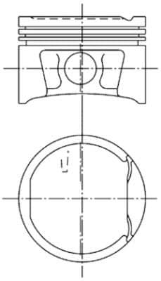 Piston KOLBENSCHMIDT 99746600