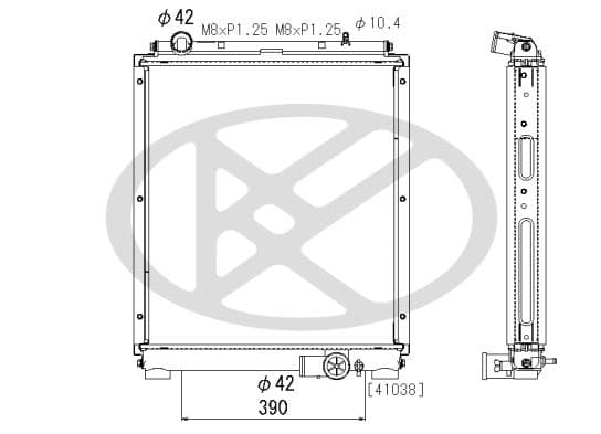 Radiator, racire motor KOYORAD PL033458R
