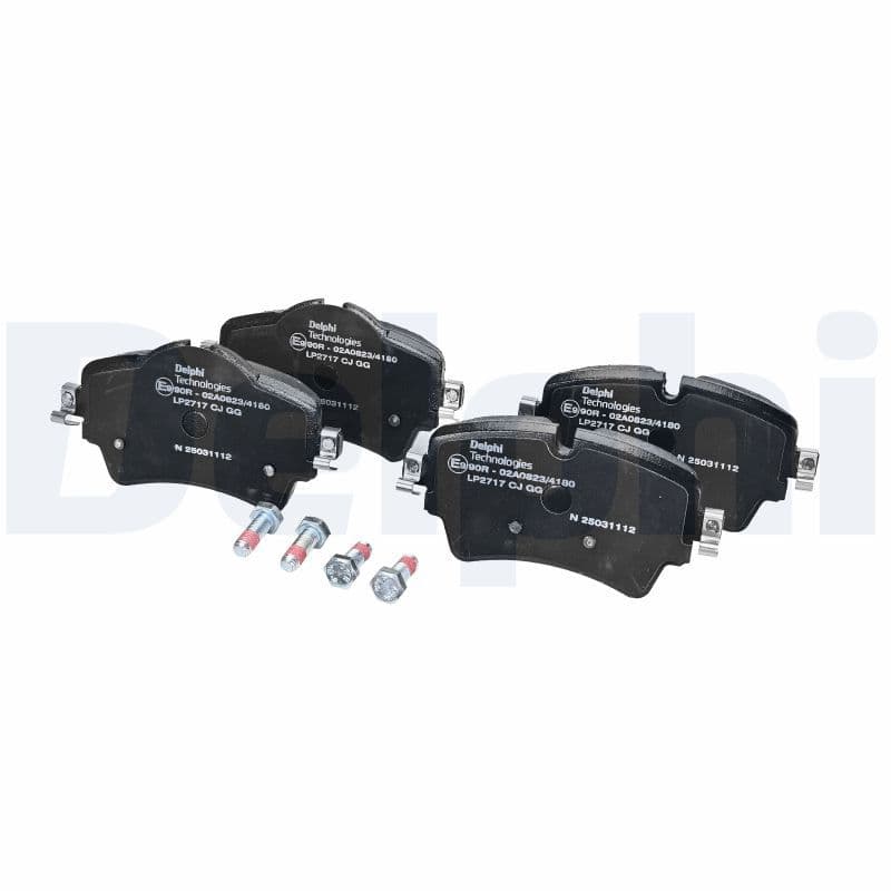 set placute frana,frana disc DELPHI LP2717