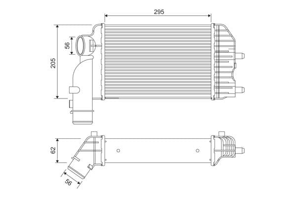 Intercooler, compresor VALEO 817632