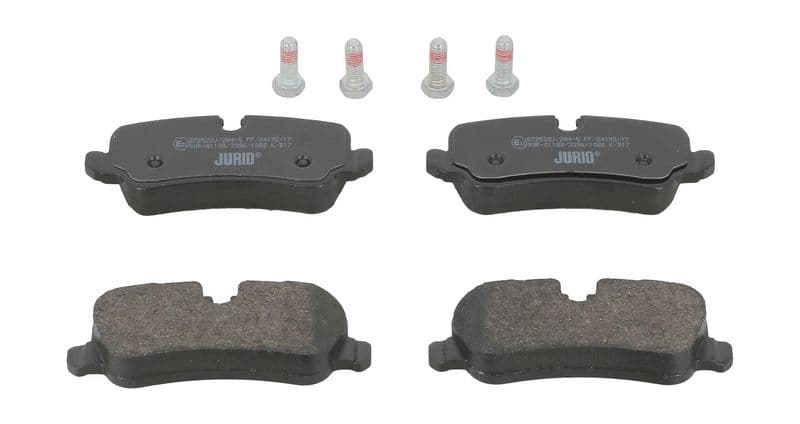 set placute frana,frana disc JURID 572522J