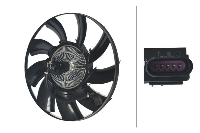Ventilator, radiator HELLA 8MV 366 438-331