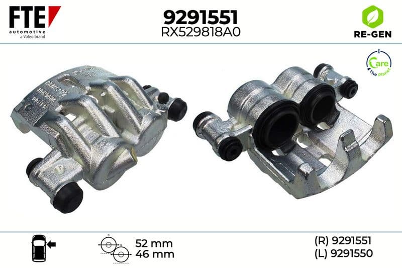 Etrier frana FTE 9291551