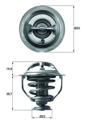 termostat,lichid racire MAHLE BEHR TX 117 95D