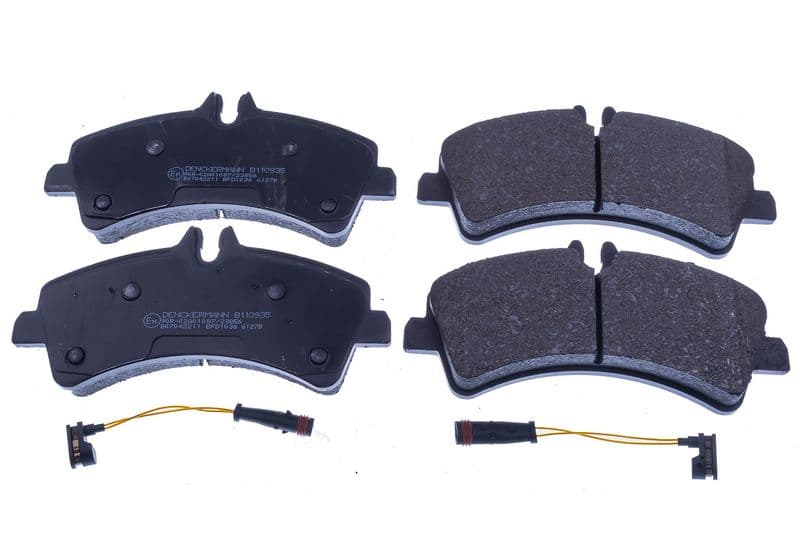set placute frana,frana disc DENCKERMANN B110935