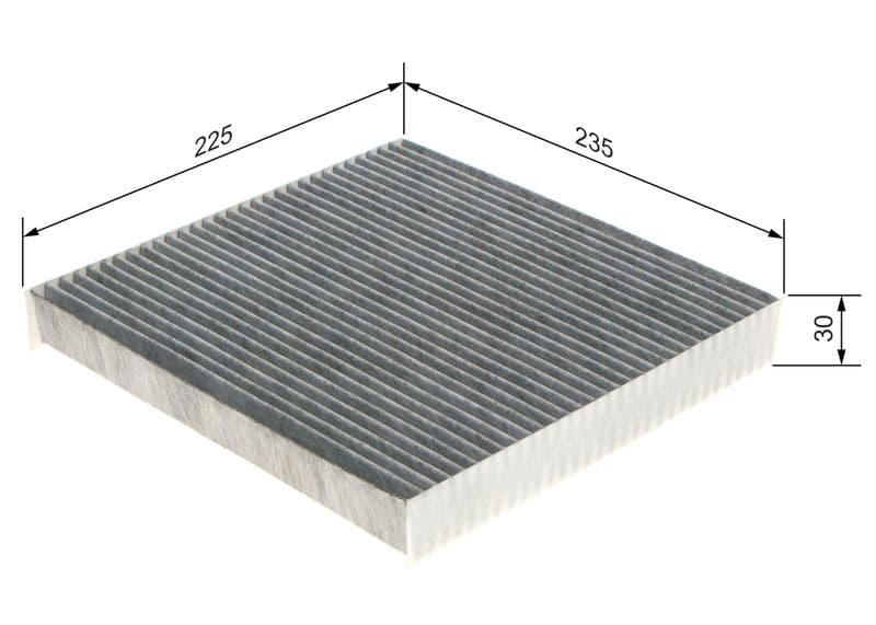 Filtru, aer habitaclu BOSCH 1 987 435 518