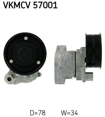 Intinzator curea, curea distributie SKF VKMCV 57001