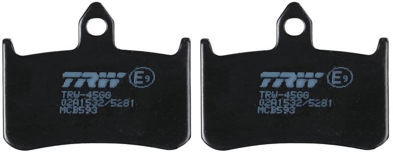set placute frana,frana disc TRW Organic Allround MCB593