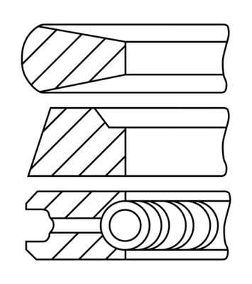 Set segmenti piston FAI AutoParts PR27-000