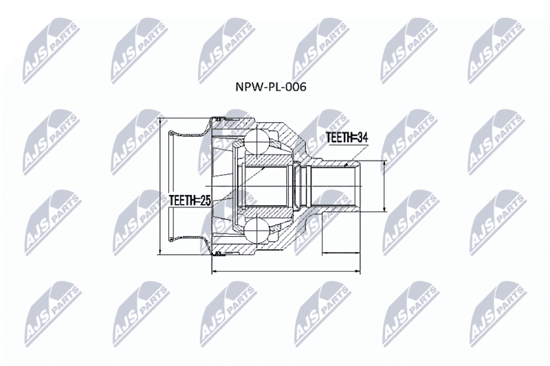 Set articulatie, planetara NTY NPW-PL-006