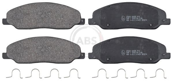 set placute frana,frana disc ABS 37662