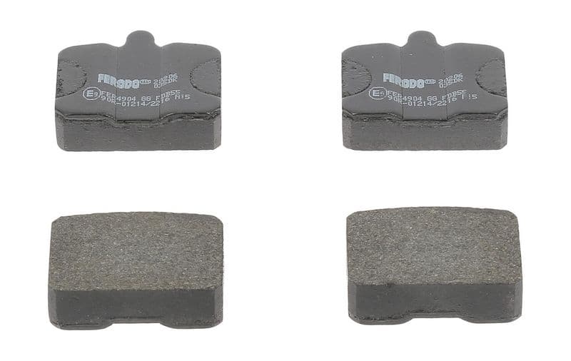 set placute frana,frana disc FERODO PREMIER ECO FRICTION FDB55