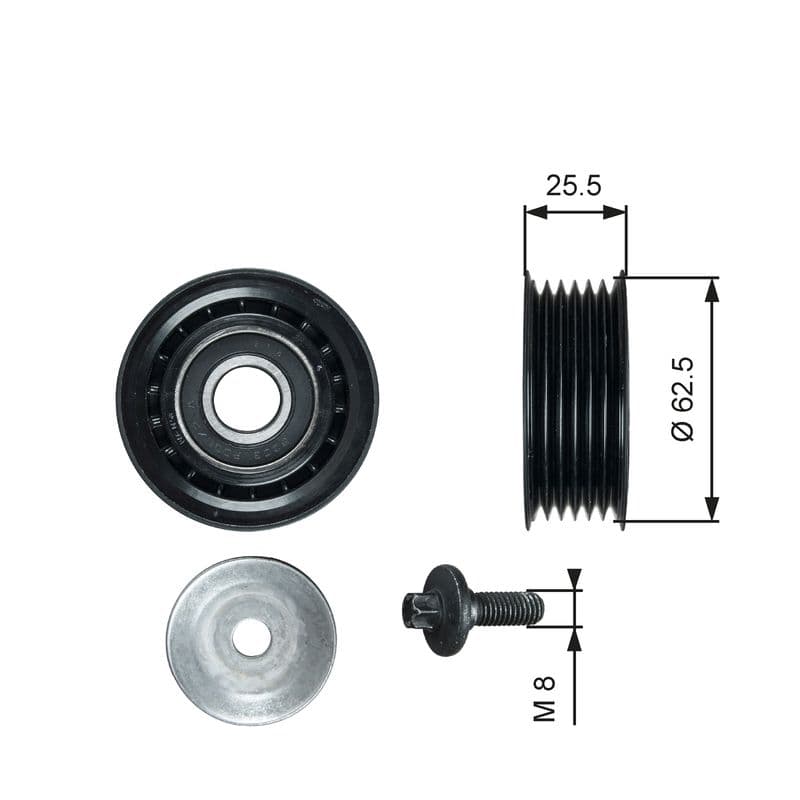 Rola ghidare/conducere, curea transmisie GATES DriveAlign™ T36736