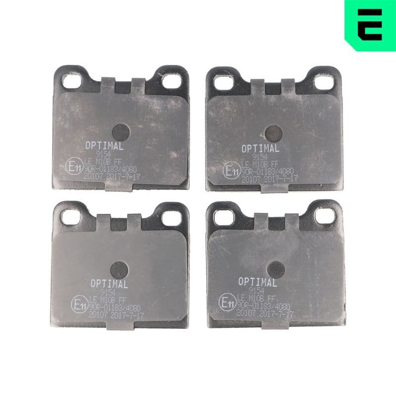 set placute frana,frana disc OPTIMAL BP-09154
