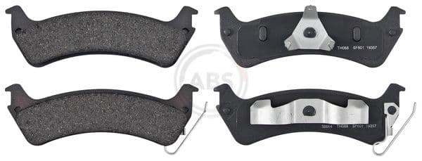 set placute frana,frana disc ABS 38664