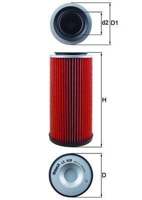 Filtru aer MAHLE LX 608