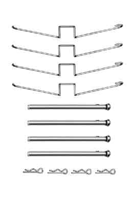 Set accesorii, placute frana TRW PFK358
