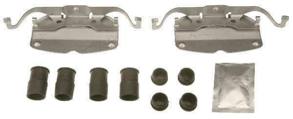 Set accesorii, placute frana TRW PFK629