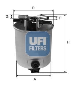 filtru combustibil UFI 55.393.00