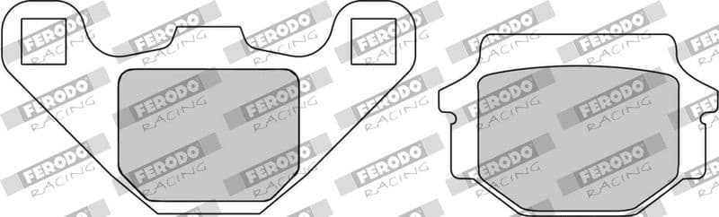 set placute frana,frana disc FERODO FDB314SG
